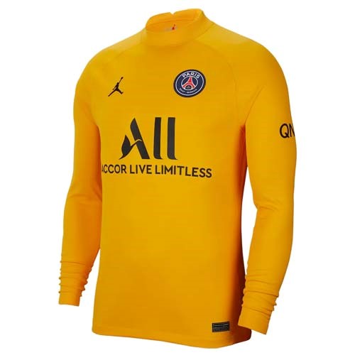 Thailand Trikot Paris Saint Germain Torwart 2021-2022 Gelb Günstige Fußballtrikots